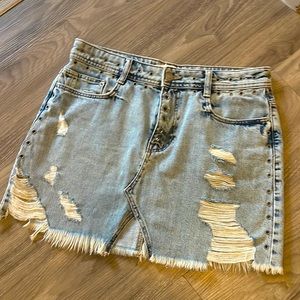 Zara mini jeans skirt